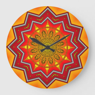 Mandala 3 Clock
