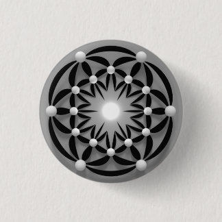 Mandala 3 Cm Round Badge
