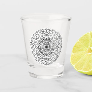 Mandala #44 -  shot glass