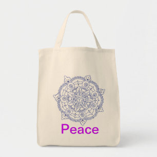 Mandala 4, Peace Tote Bag