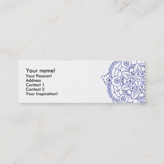 Mandala 4 Profile Card (Front)