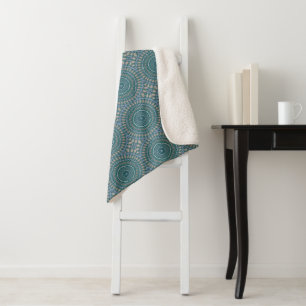 Mandala 4 Sherpa Blanket