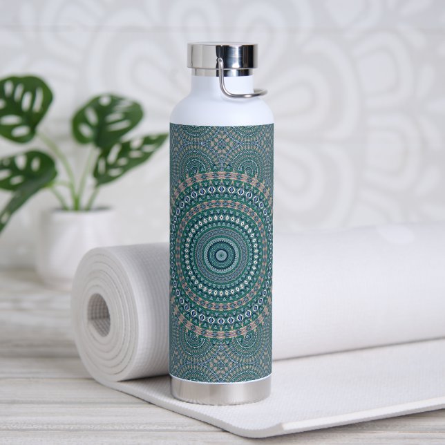 Mandala 4 Water Bottle (Yoga)