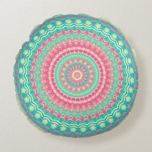 Mandala 56 round cushion