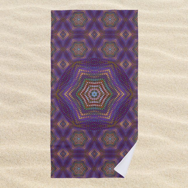 Mandala 5  Beach Towel (Creator Uploaded)