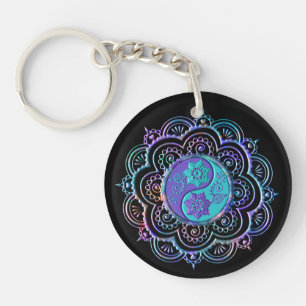 Mandala 5 key ring