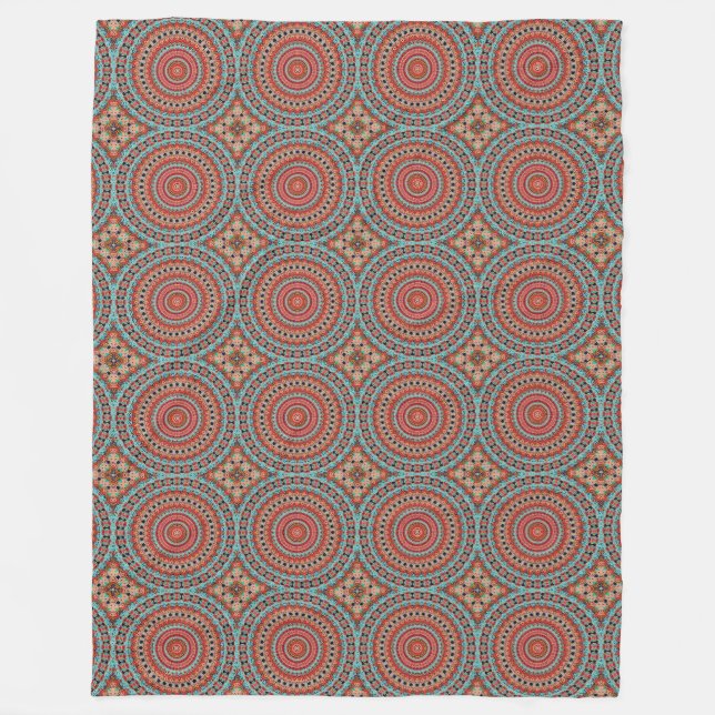 Mandala 6 Fleece Blanket (Front)