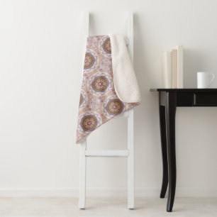 Mandala 9 Sherpa Blanket