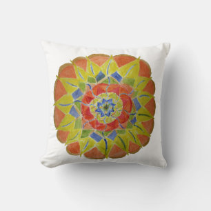 Mandala Art, Beautiful Hand Painted Mandala Cushion
