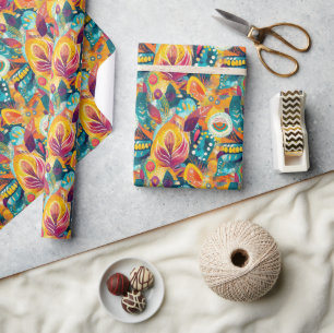 Mandala Art – Colourful Geometric Bohemian Decor Wrapping Paper