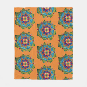 Mandala Art Fleece Blanket