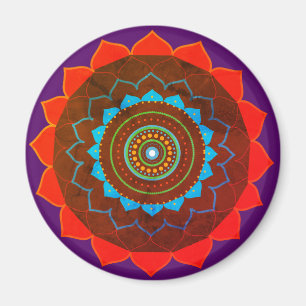 Mandala Art  Magnet