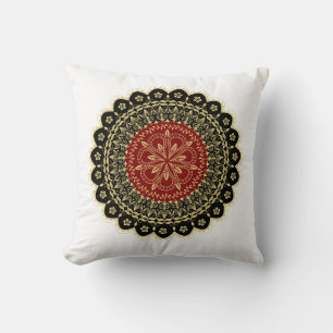 Mandala Art Throw Pillow
