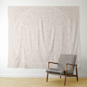 Mandala Baroque Flower Pattern Design  Tapestry