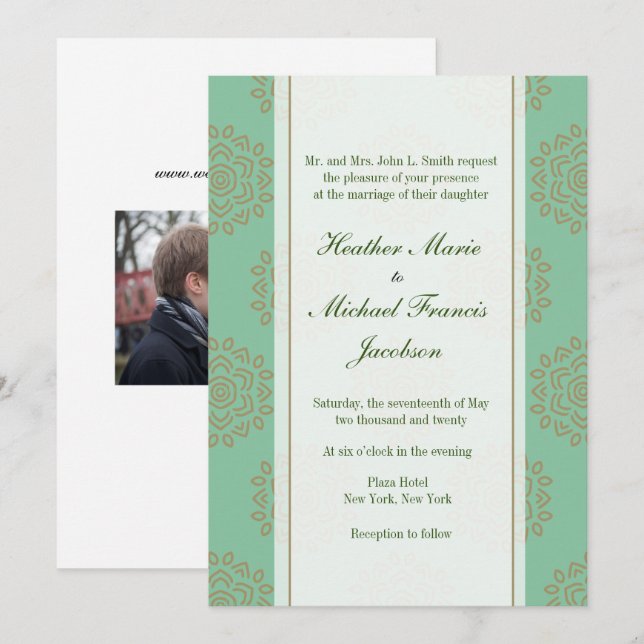 Mandala Beauty Invitation (Front/Back)