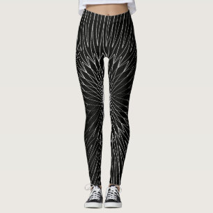 Mandala, Bicycle Wires 1 Leggings