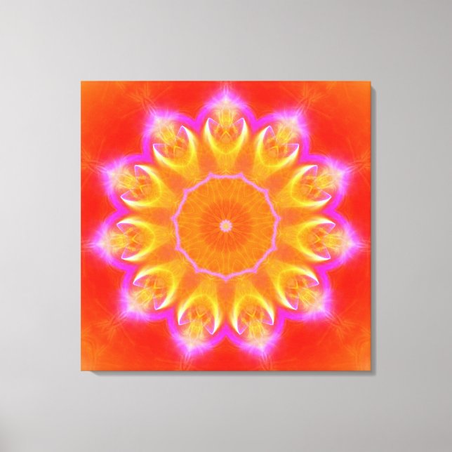 Mandala Bliss Canvas Print (Front)