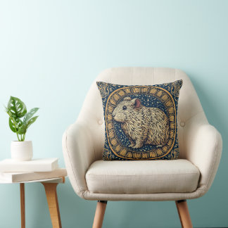 Mandala Bliss – Guinea Pig Boho TinyFur Cushion
