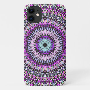 Mandala Blue Purple Kaleidoscope Pattern Case-Mate iPhone Case