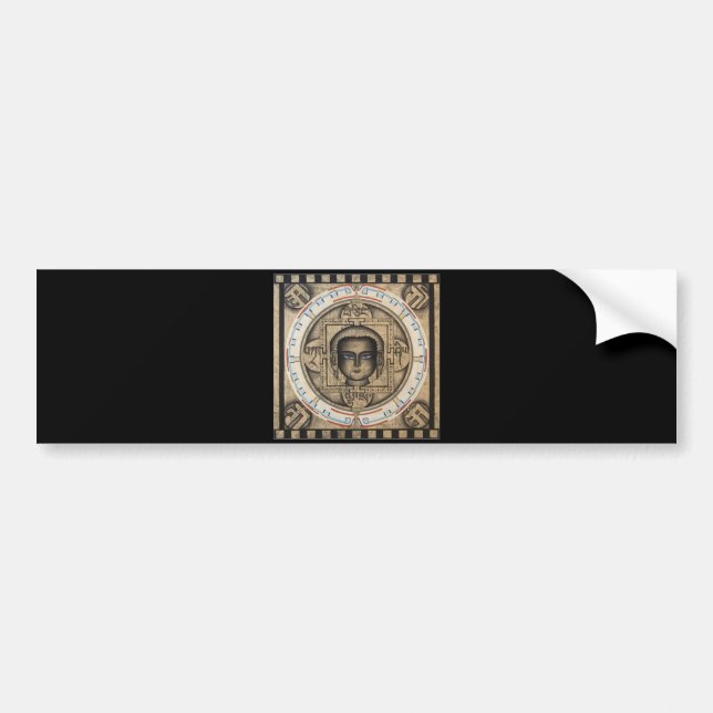 Mandala Bumper Sticker (Front)
