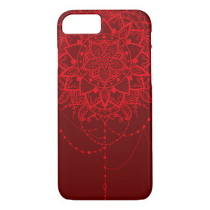 Mandala burgundy Indian Case-Mate iPhone Case