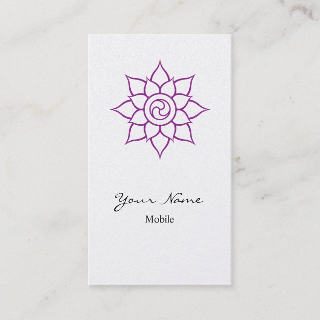 Mandala Business Card (Front)