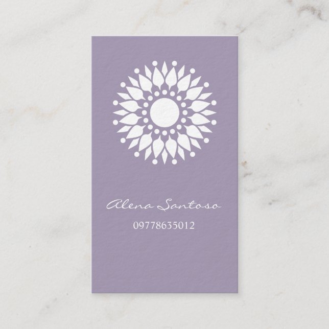 Mandala Business Card (Front)