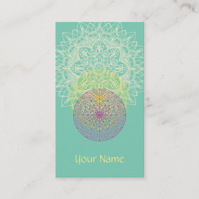 Mandala Business Card (Front)