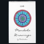 Mandala Calendar 2016 (drawings)<br><div class="desc">This calendar for 2016 features my 'time out' mandala drawings. I left the background white, so you can choose the colours you want for yourself. The last page contains a mandala blueprint for you to colour after your own fashion. You'll find more blueprints on my website: www.malatichan.com. I hope you...</div>