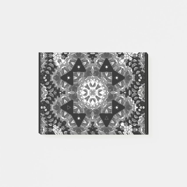 mandala calmin colouring page post-it notes (Front)