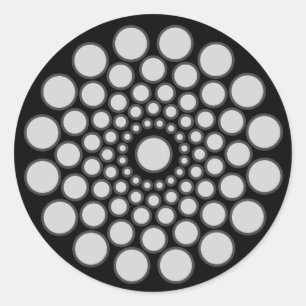 Mandala Centre Only Template  Classic Round Sticker