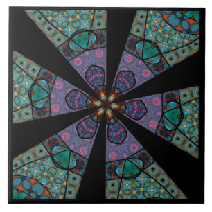 Mandala Ceramic Tile