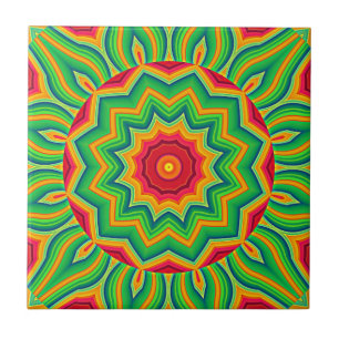 Mandala Ceramic Tile
