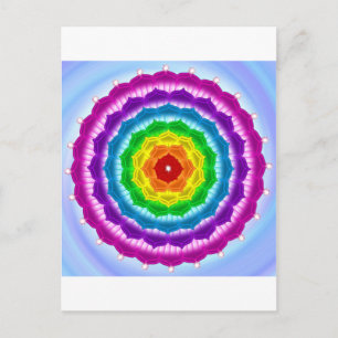 Mandala Chakra Postcard