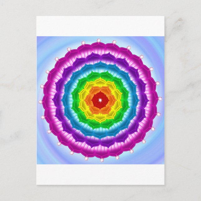 Mandala Chakra Postcard (Front)
