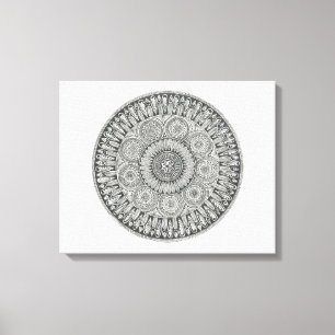 Mandala Circle Canvas Print