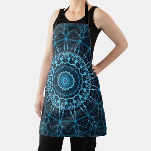 Mandala Circle Psychedelic Trippy Hippie Boho Apron