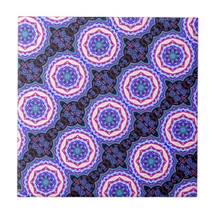 mandala circles pattern tile
