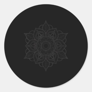 Mandala  classic round sticker