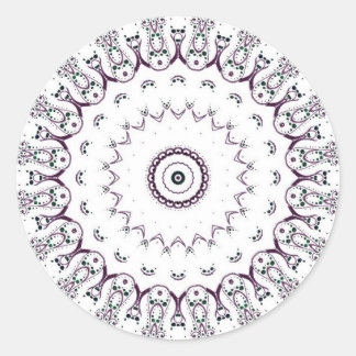 Mandala Classic Round Sticker