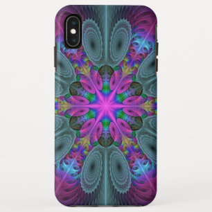 Mandala Colourful Spiritual Fractal Art With Pink Case-Mate iPhone Case