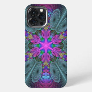 Mandala Colourful Striking Fractal Art Kaleidoscop iPhone 13 Pro Max Case