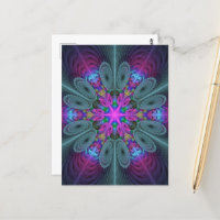 Mandala Colourful Striking Fractal Art Kaleidoscop