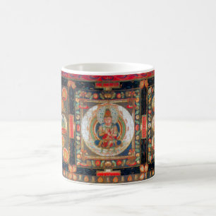 Mandala Cosmic Diagram for Meditation Coffee Mug