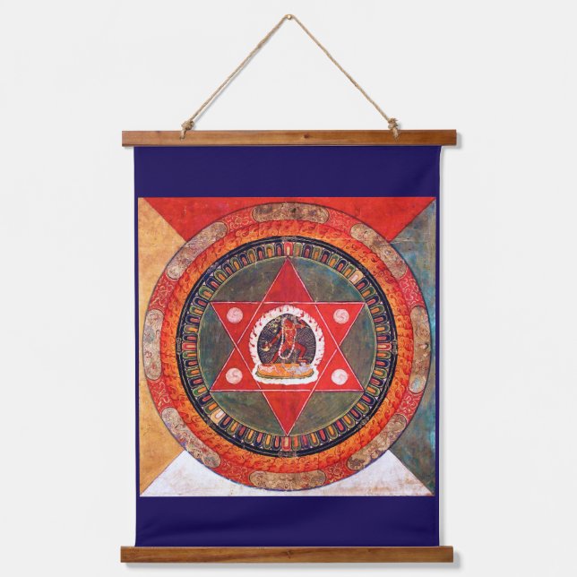 Mandala Cosmic Diagram for Meditation Hanging Tapestry (Front)