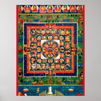 Mandala Cosmic Diagram for Meditation