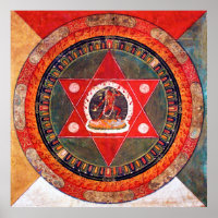 Mandala Cosmic Diagram for Meditation