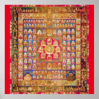 Mandala Cosmic Diagram for Meditation