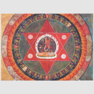 Mandala Cosmic Diagram for Meditation Tissue Paper