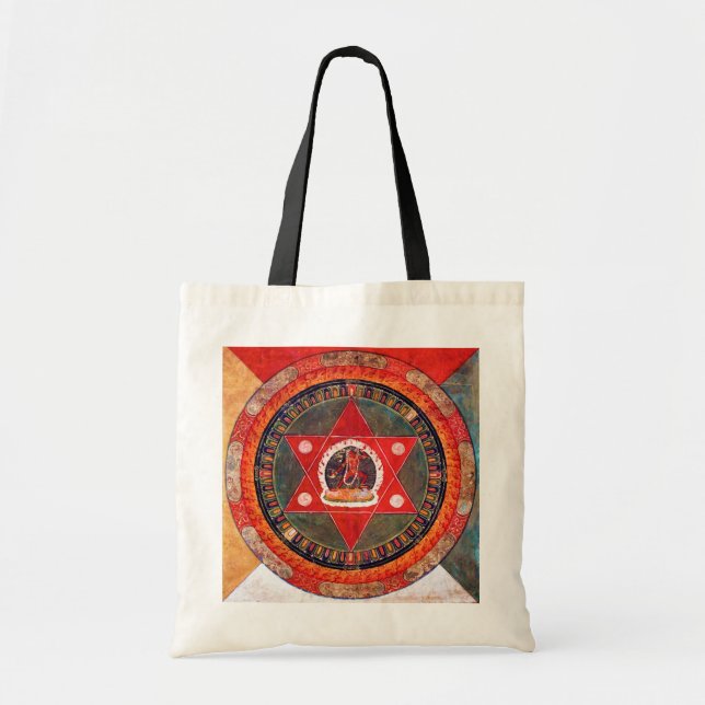 Mandala Cosmic Diagram for Meditation Tote Bag (Front)